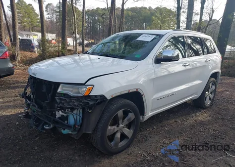 2015 Jeep Grand Cherokee Overland z USA, uszkodzony, nr VIN 1C4RJFCT8FC759421